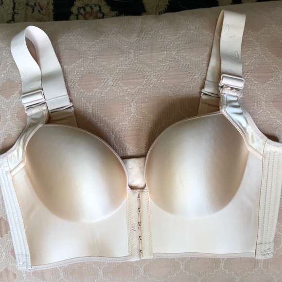 Blush Satin Convertible Longline Bustier - Picture 1 of 10
